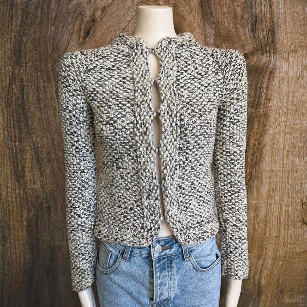 VINTAGE Y2K HAND KNITTED CARDIGAN BY J.CREW